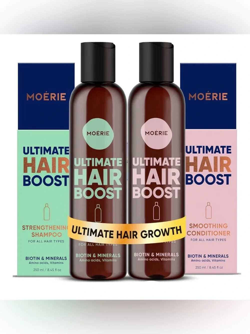 NIB Moerie Hair Growth Shampoo and Conditioner Set